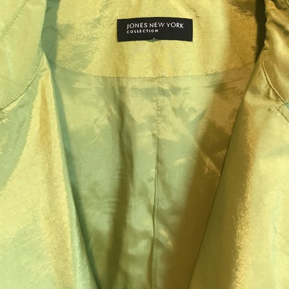 Jones New York (Lime Green) Jacket Womens Size S - Picture 5 of 11